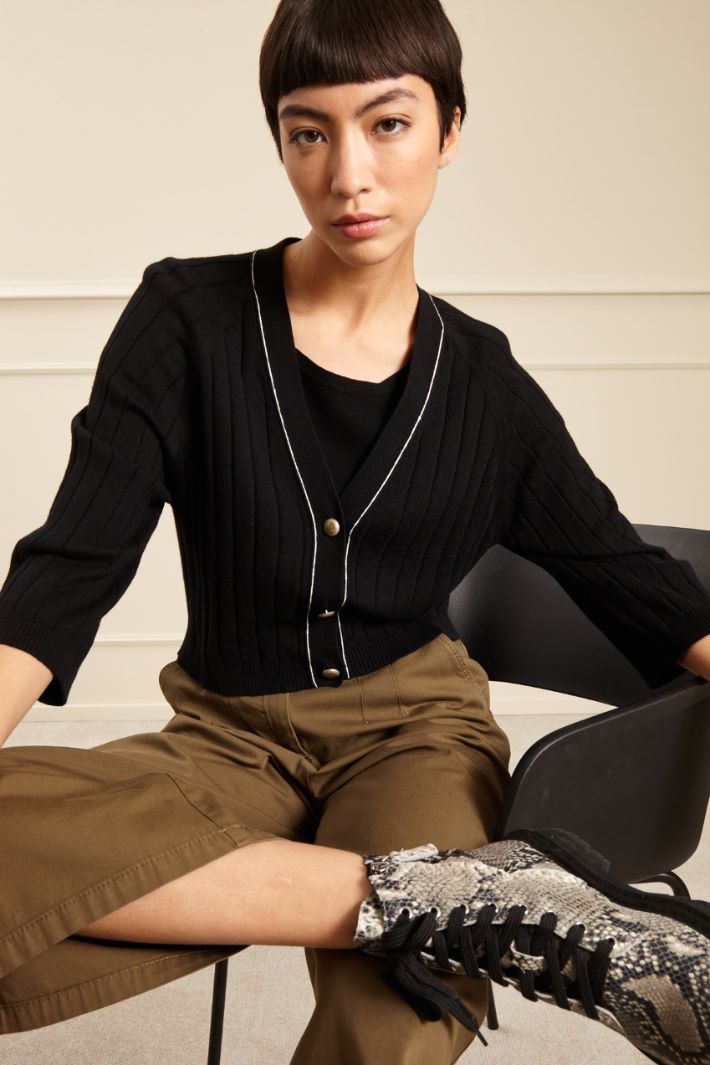 Cardigan a coste Fashion Market