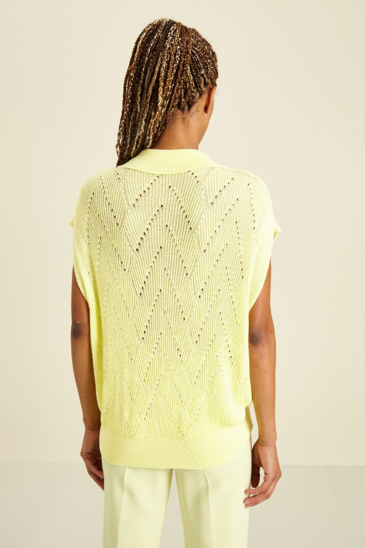 Gilet con colletto Fashion Market