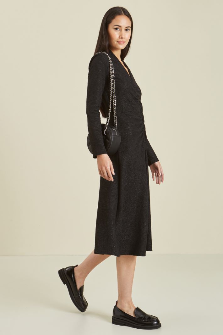 Abito in jersey con arriccio Fashion Market