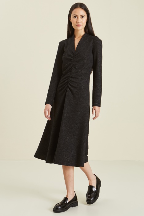 Abito in jersey con arriccio Fashion Market