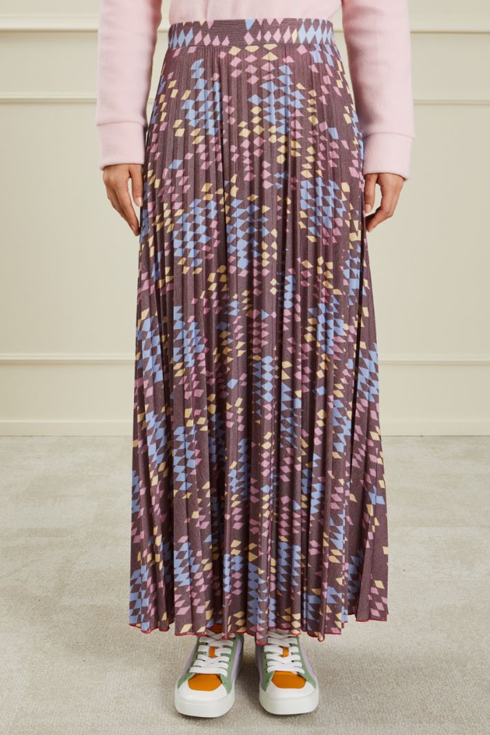 Gonna in jersey plissè Fashion Market