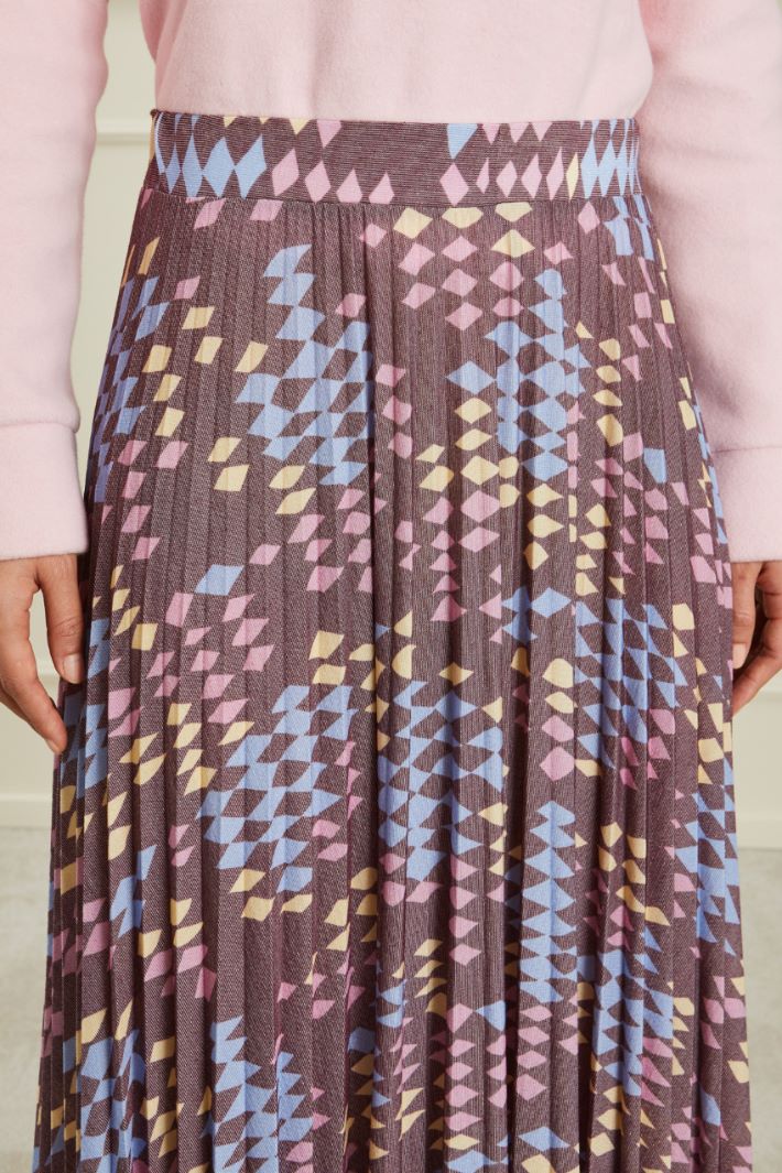 Gonna in jersey plissè Fashion Market