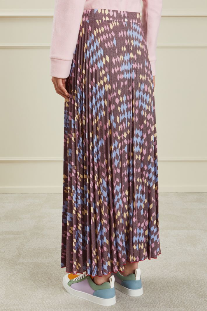 Gonna in jersey plissè Fashion Market