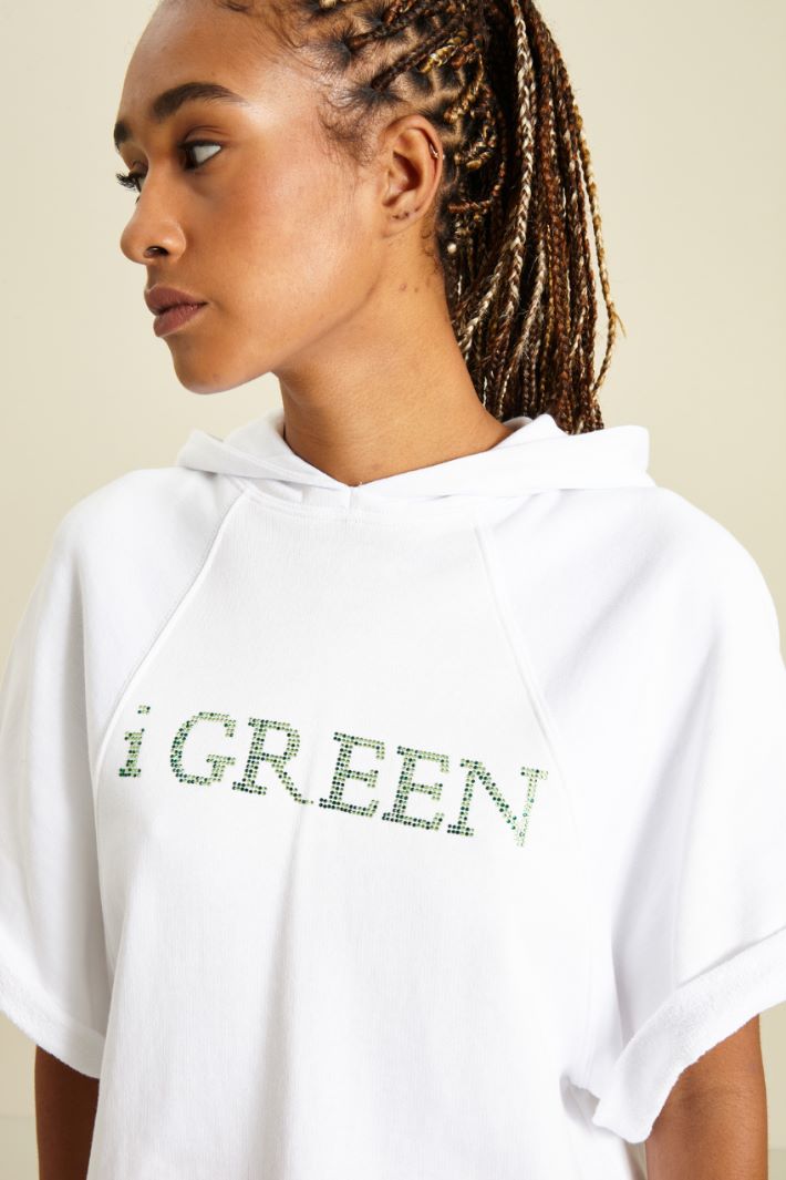 Felpa con cappuccio Fashion Market