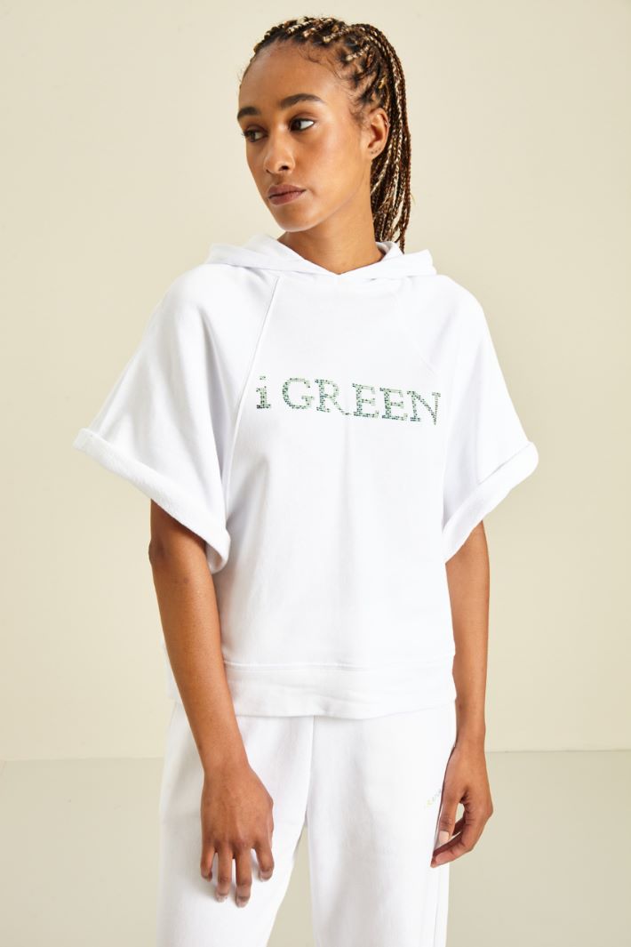 Felpa con cappuccio Fashion Market