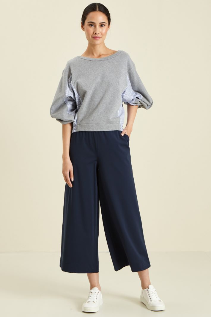 Felpa in jersey e popeline Fashion Market