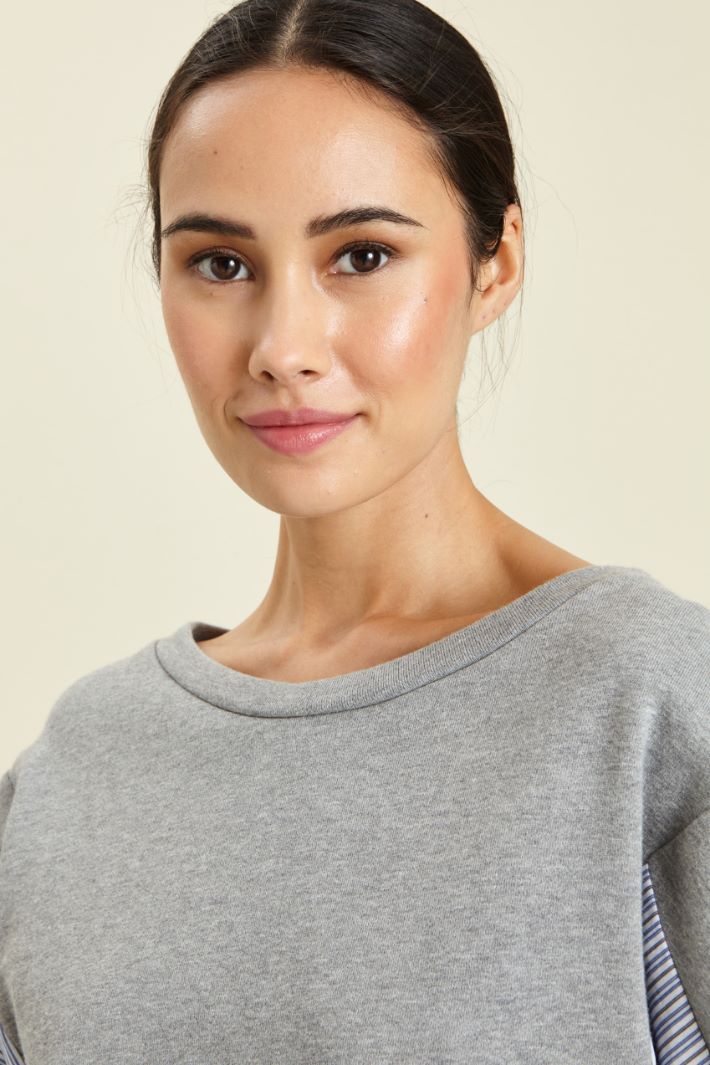 Felpa in jersey e popeline Fashion Market