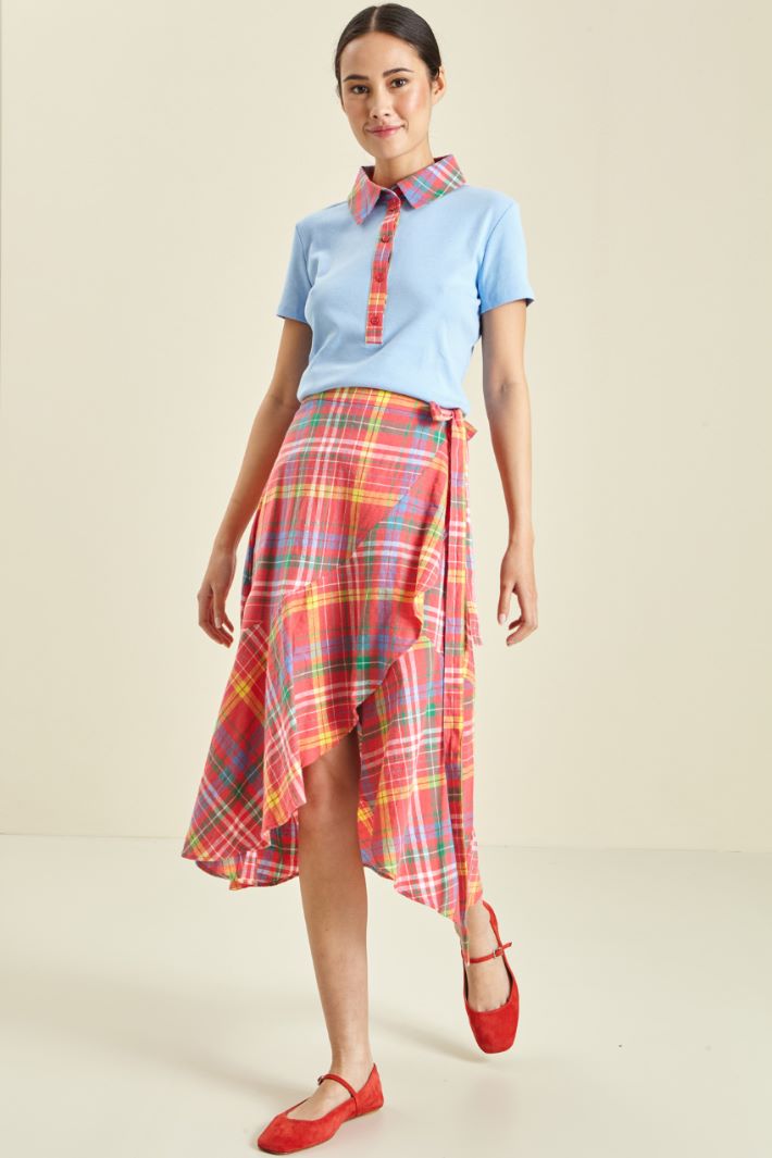 Polo in jersey e lino Fashion Market