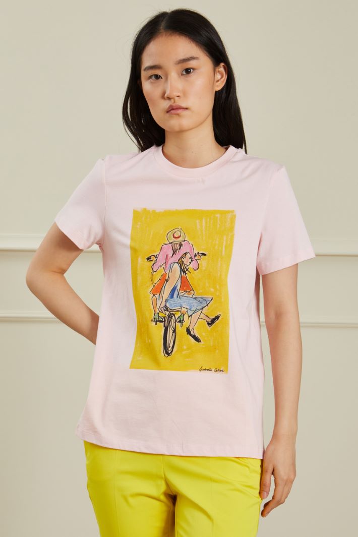 T-shirt stampata Fashion Market