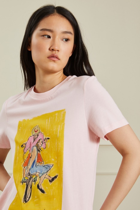 T-shirt stampata Fashion Market