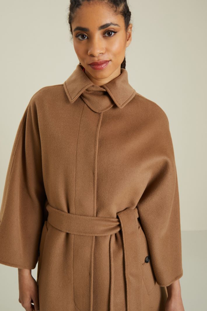 Cappotto in lana e gabardina Fashion Market