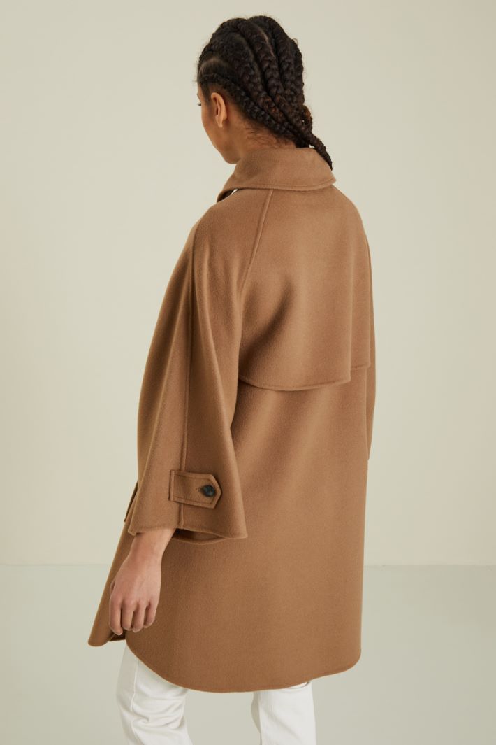 Cappotto in lana e gabardina Fashion Market