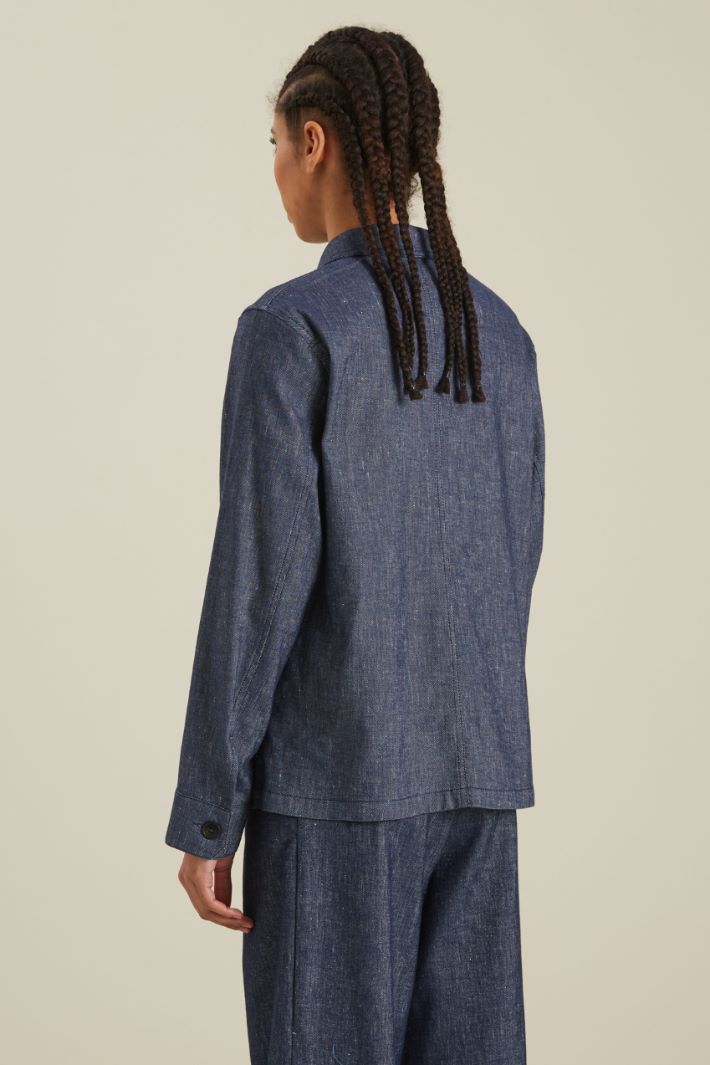 Giacca in lino e cotone Fashion Market