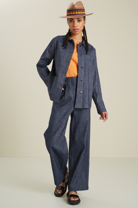 Giacca in lino e cotone Fashion Market