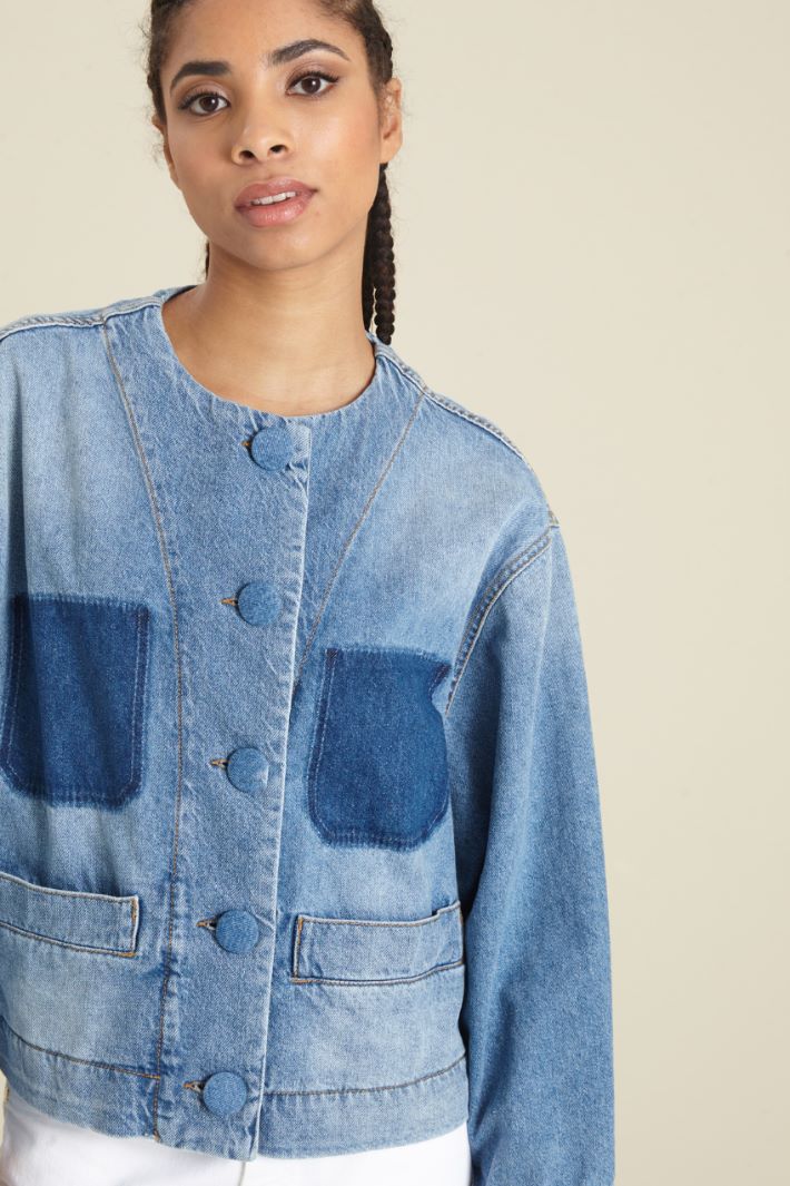 Giacca corta in jeans Fashion Market