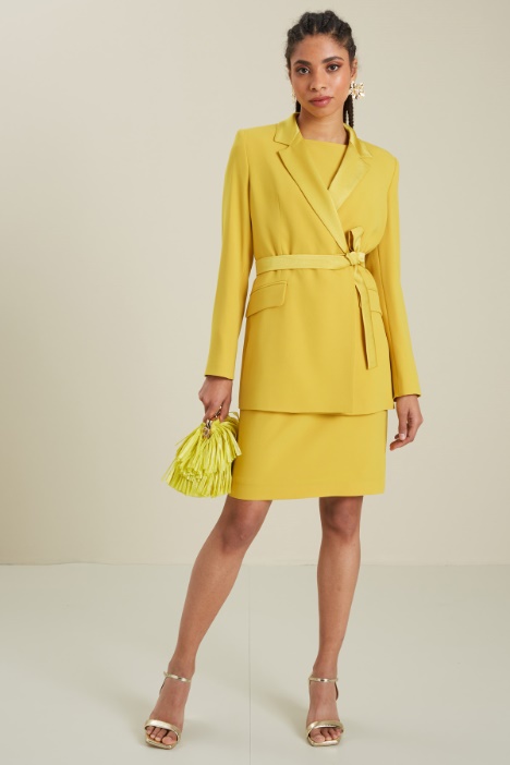 Blazer in enver satin Fashion Market