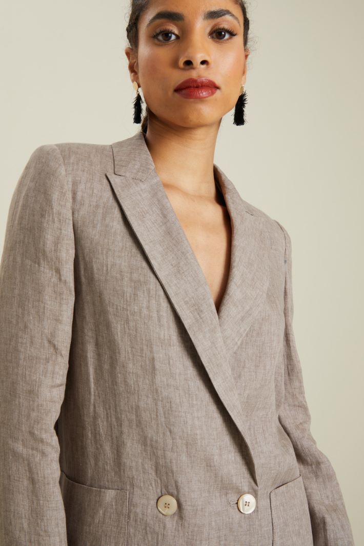 Blazer in lino Fashion Market