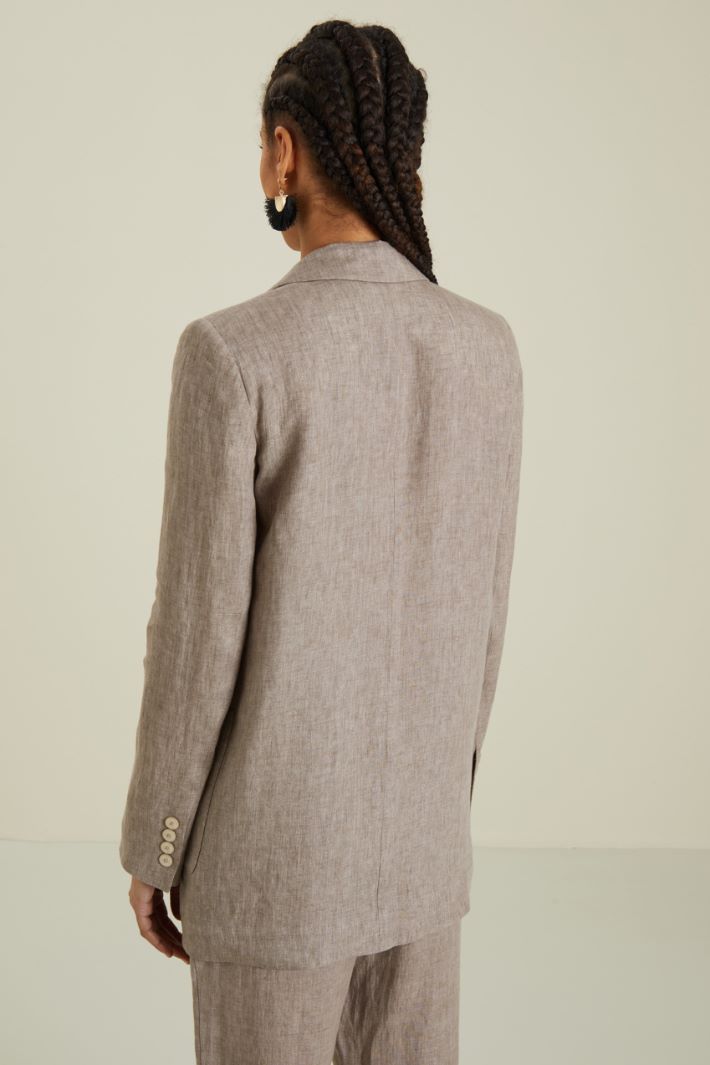 Blazer in lino Fashion Market