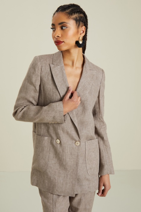 Blazer in lino Fashion Market