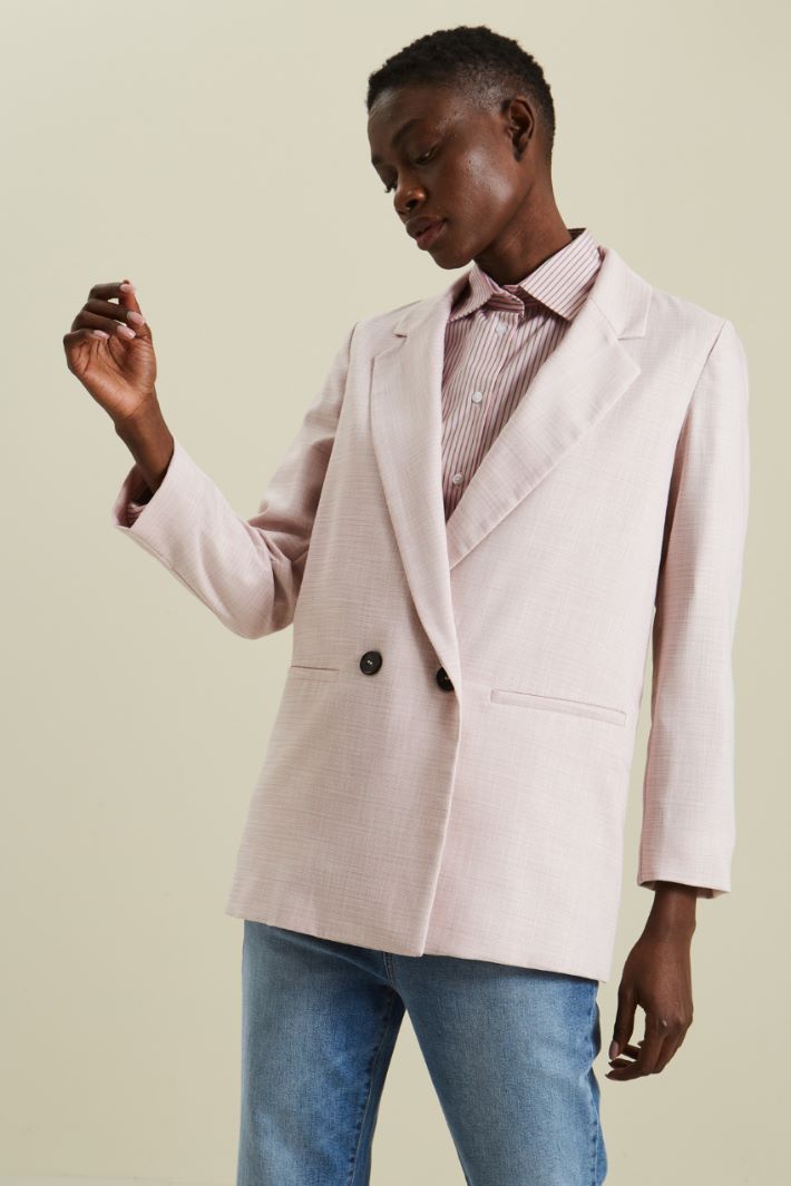 Blazer doppiopetto lamè Fashion Market