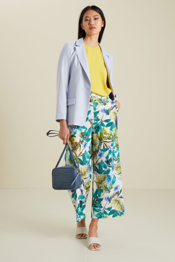 Blazer monopetto in viscosa Fashion Market