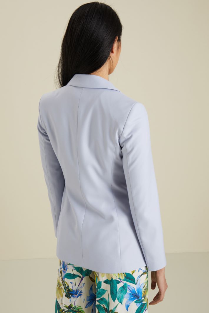 Blazer monopetto in viscosa Fashion Market