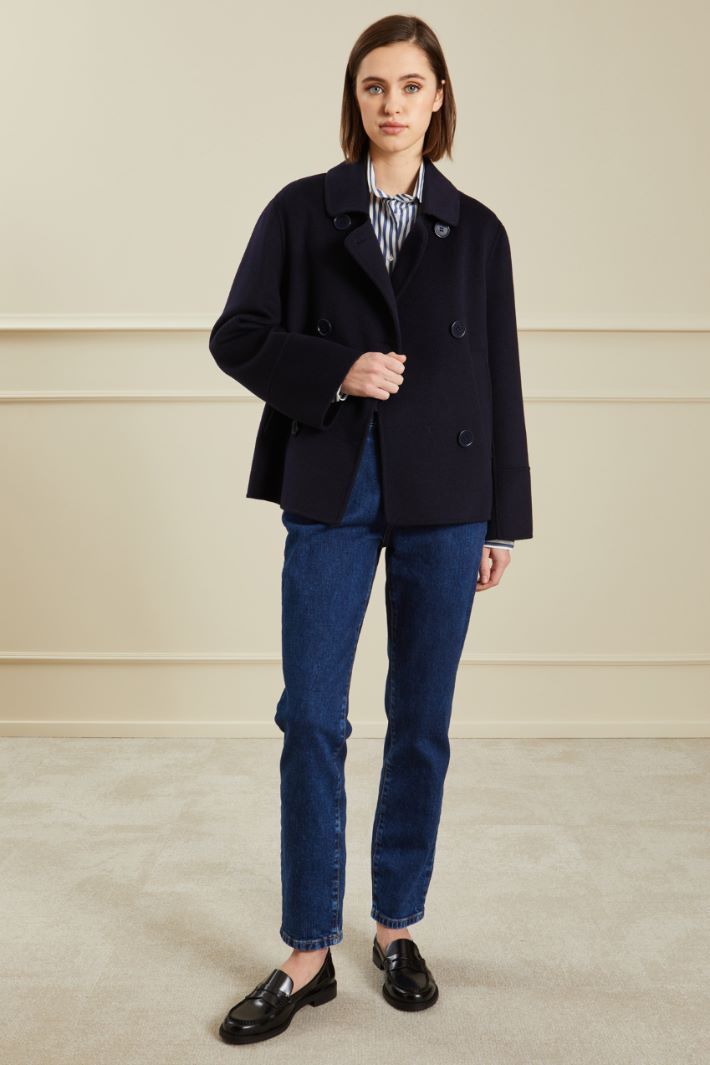 Caban doppiopetto in lana Fashion Market Caban doppiopetto in lana Fashion Market