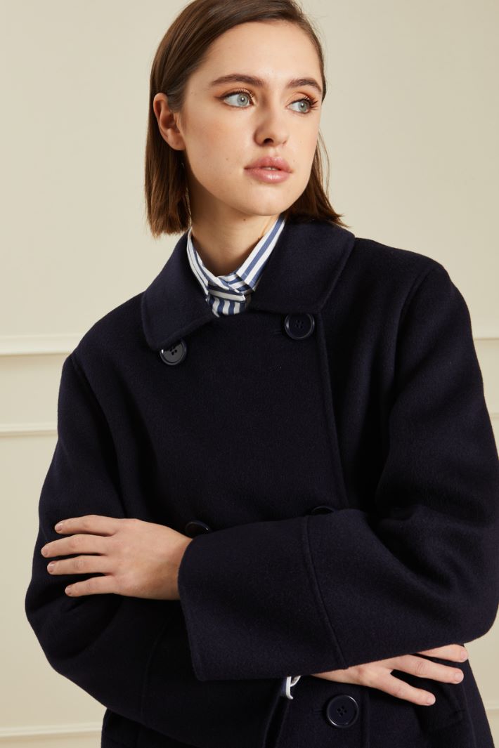 Caban doppiopetto in lana Fashion Market Caban doppiopetto in lana Fashion Market