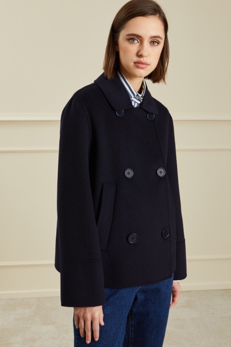 Caban doppiopetto in lana Fashion Market