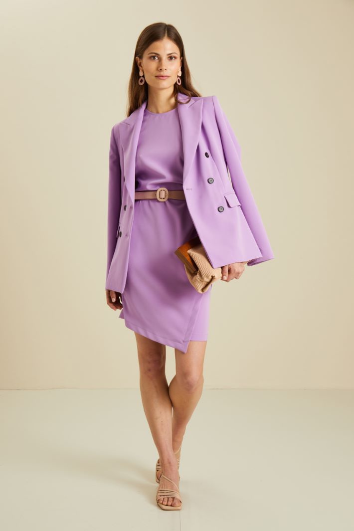 Blazer doppiopetto in cady Fashion Market