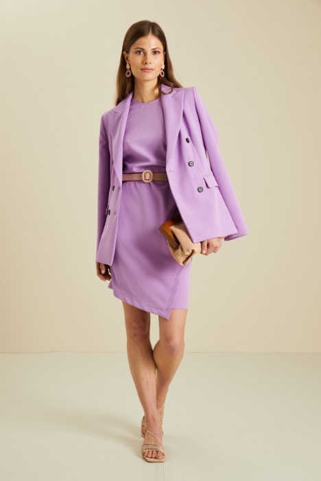 Blazer doppiopetto in cady Fashion Market