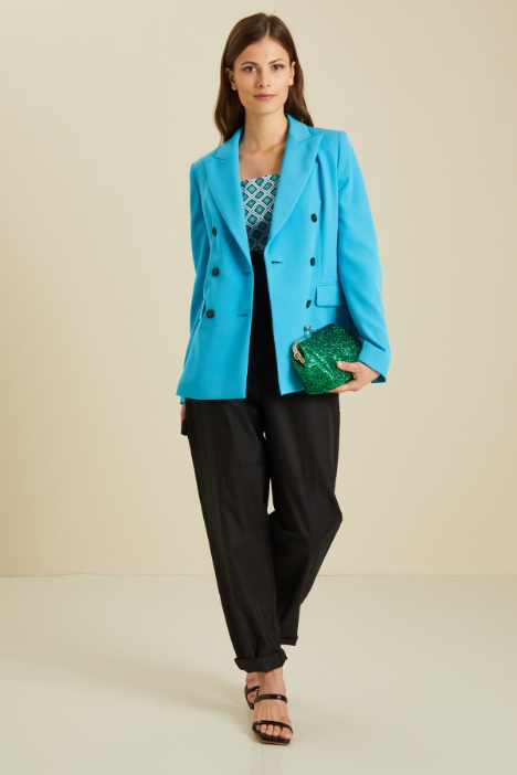 Blazer doppiopetto in cady Fashion Market