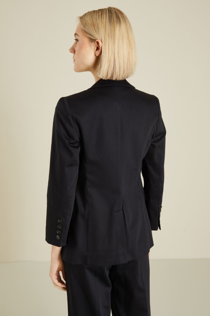 Blazer doppiopetto in cotone Fashion Market
