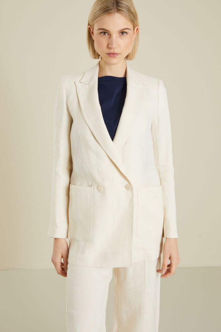 Blazer in lino Fashion Market