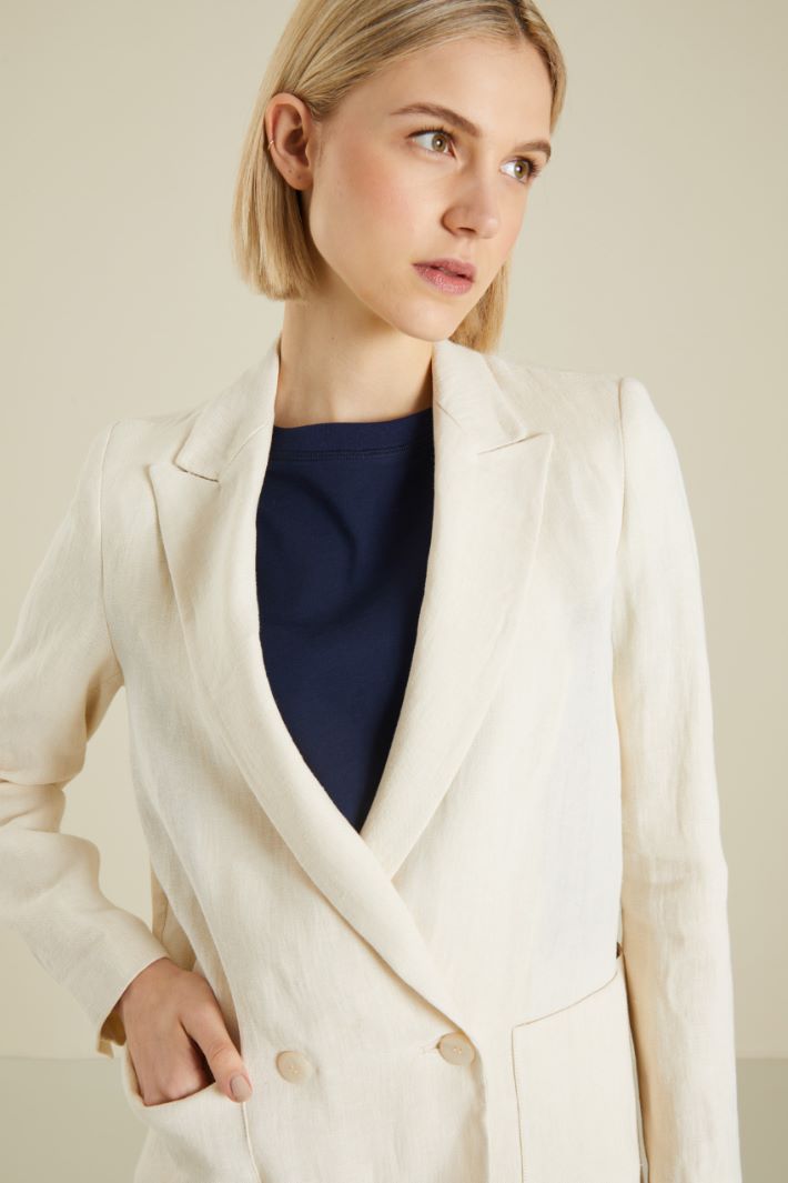 Blazer in lino Fashion Market