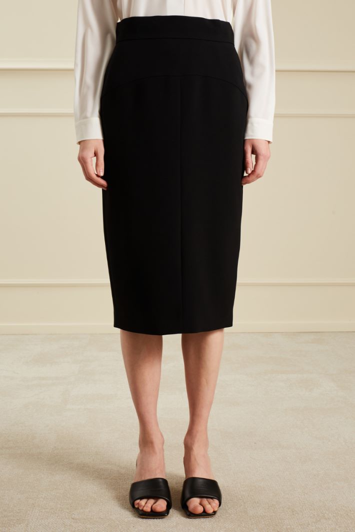 Gonna aderente in cady Fashion Market