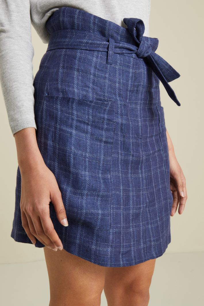 Gonna svasata in lino Fashion Market