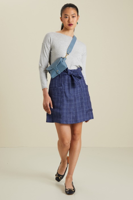 Gonna svasata in lino Fashion Market