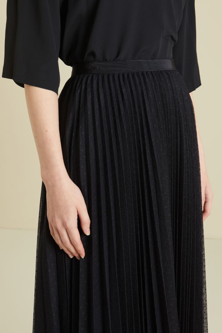 Gonna plissè in tulle Fashion Market