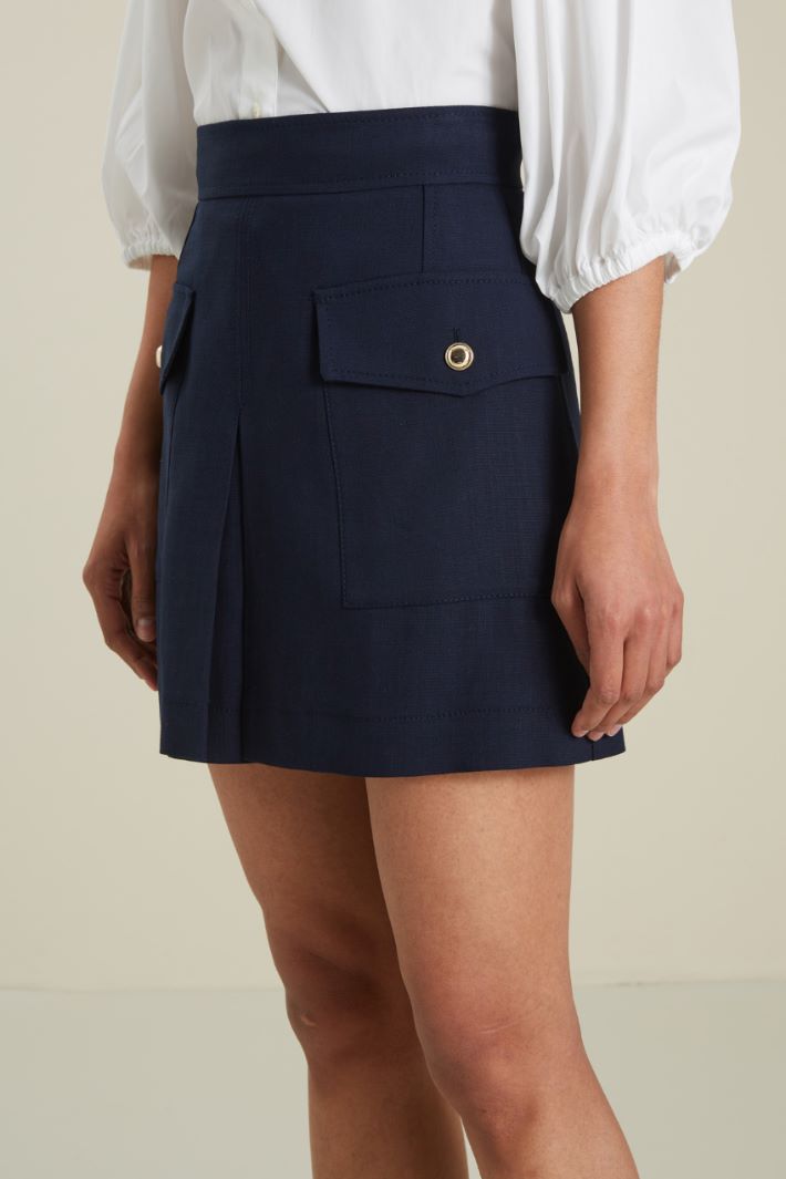 Minigonna in tela Fashion Market