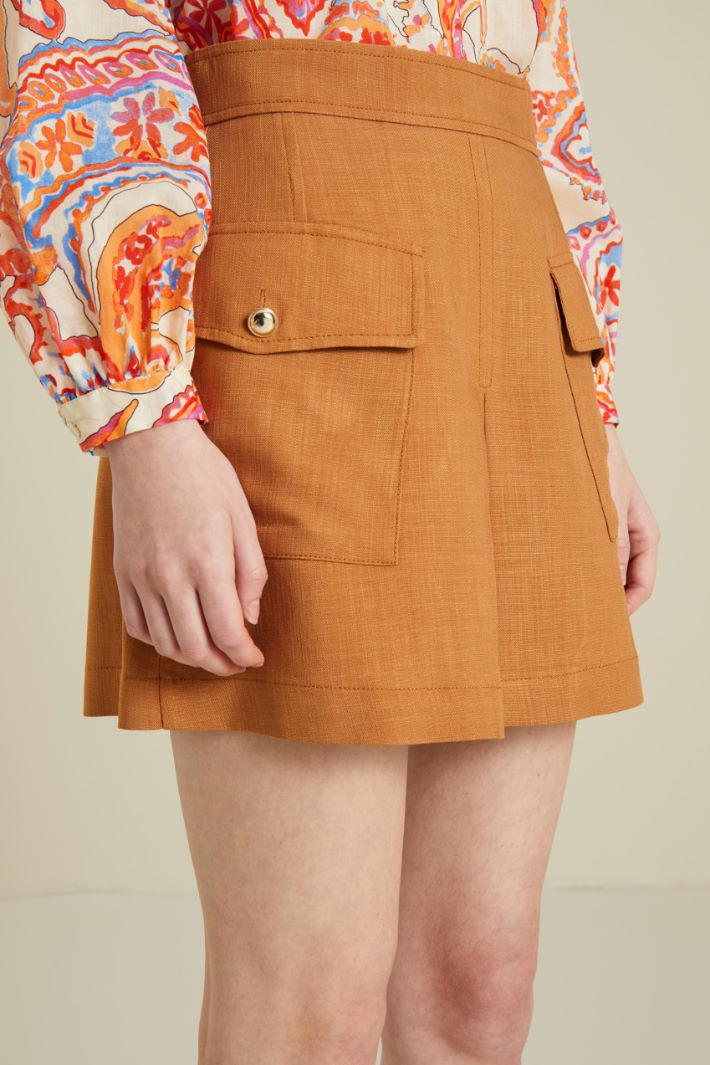 Minigonna in tela Fashion Market