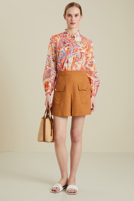 Minigonna in tela Fashion Market