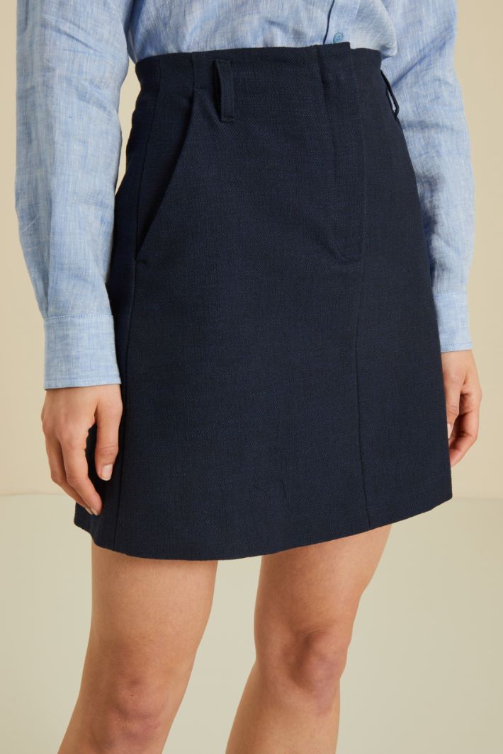 Gonna in stuoia di cotone Fashion Market