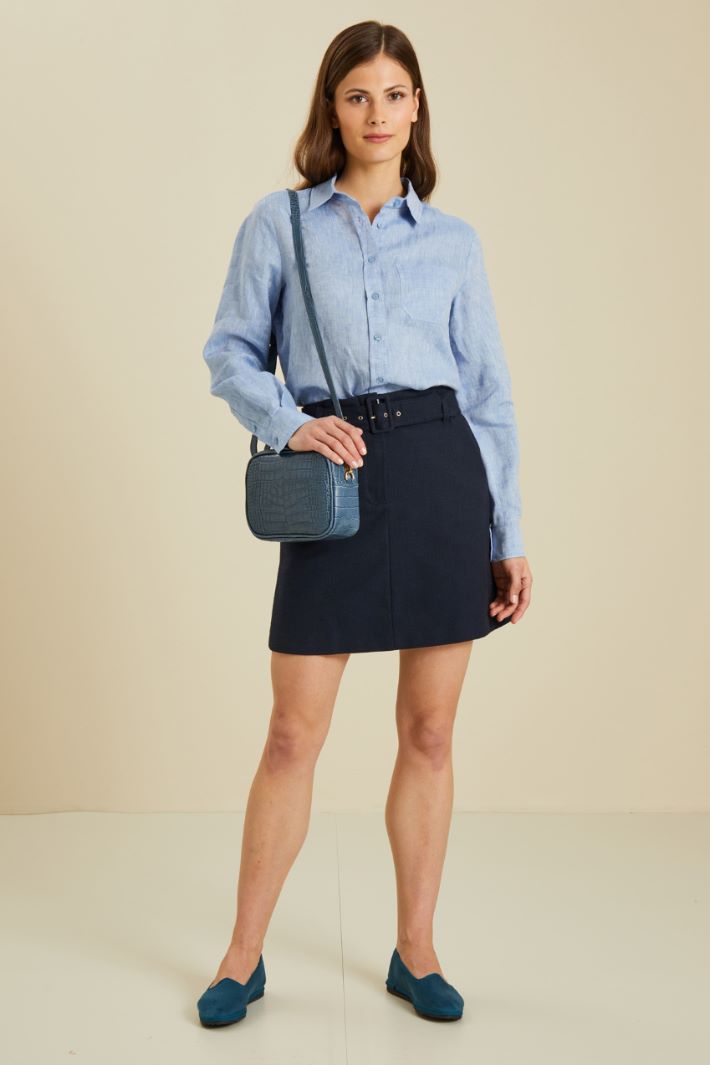 Gonna in stuoia di cotone Fashion Market