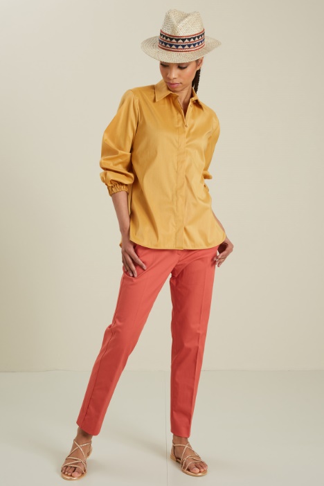 Camicia con maniche a sbuffo Fashion Market