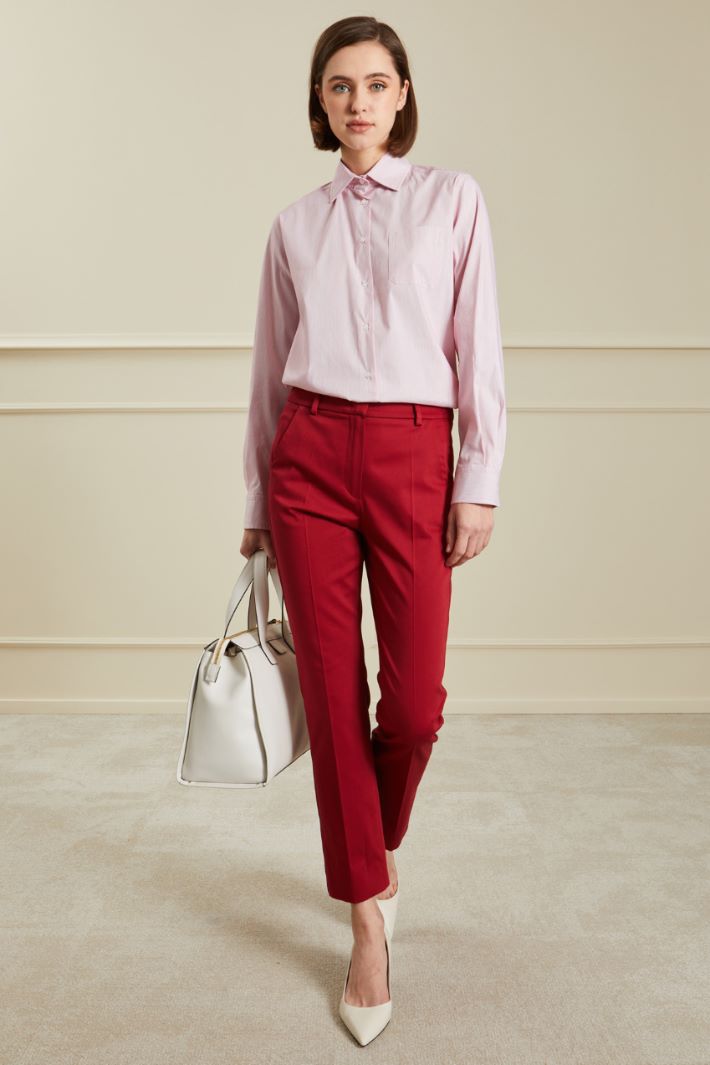 Camicia in popeline stretch Fashion Market