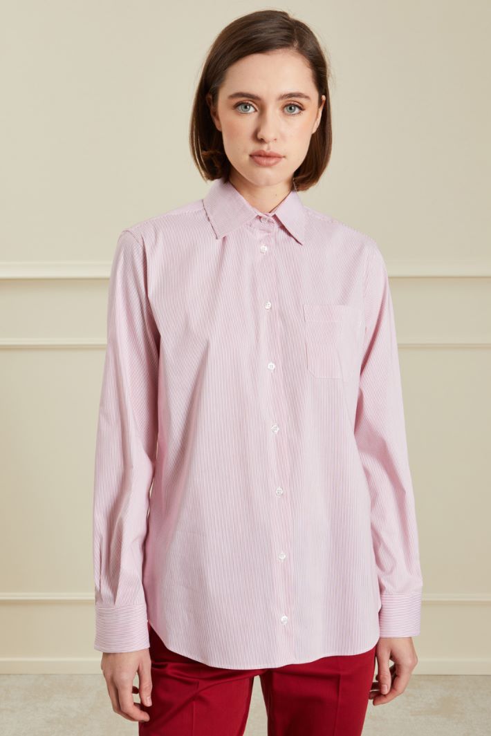 Camicia in popeline stretch Fashion Market