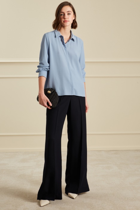 Camicia con dettaglio plissè Fashion Market