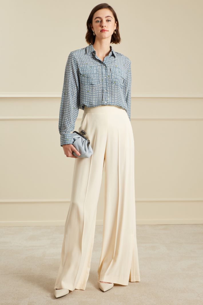 Pantaloni a palazzo svasati Fashion Market