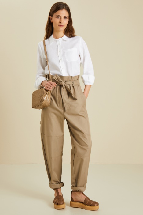 Pantaloni in gabardina Fashion Market